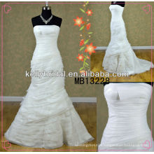 China made Organza wedding gowns /bridal dress with good qaulity